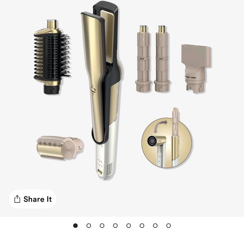 Shark Glam Gold Multi-Styler for Women - Gold - Picture 2 of 2